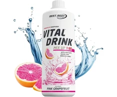 Best Body Nutrition Vital Drink Zerop® – rausvasis greipfrutas, originalus gėrimų koncentratas – sirupas – be cukraus, 1:80 paruošia 80 litrų paruošto gėrimo, 1000 ml