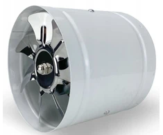 Bestfan Ventiliatorius kanalui 100mm, 140m3/h, metalinis, tylus, galingas