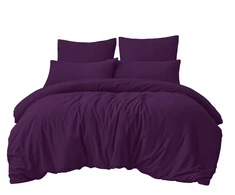 Bestlowcost patalynės komplektas luxury 160x200, vienspalvė, medvilnės satinas, violetinė