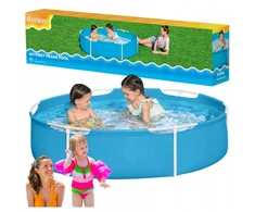 Bestway Mažas karkasinis baseinas vaikams, skirtas sodui 152x38 cm 580l, lengvas montavimas, tvirtas