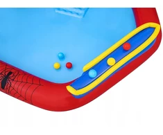 Bestway pripučiamas žaidimų aikštelė Spider-man su čiuožykla, 211 x 206 x 127 cm