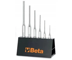 Beta cilindrinių išmušėjų komplektas 31, 2-8mm, 6 vnt., metaliniame stovelyje