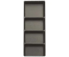 Beta Profilinis kietas įdėklas su skyreliais 140x365x45