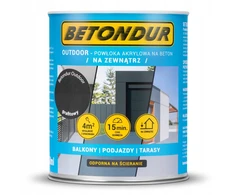 Betondur Akriliniai grafito spalvos betono lauko dangos dažai, 0,75 l