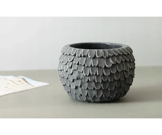 Betoninė vazono dangtis Amelia, pilka, Ø 17 cm
