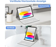 Klaviatūra Bettdow klaviatūros dėklas Ipad 11/10 kartai, pilkos spalvos