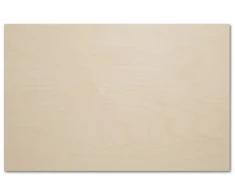 Betulla 600x400mm 1/2 klasės 6mm faneros formatas Co2 / Cnc lazeriniam pjovimui
