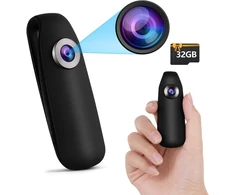 Bextgoo mini kamera be „wifi“, kūno kamera su 32 gb tf kortele, 1080p mini kamera su judesio aptikimu, nuotraukų darymas, iki 7 valandų, kūno kamera skirta važinėjimui dviračiu, kelionėms, vidaus ir lauko apsaugai