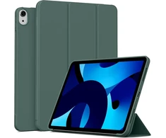 Bfgtsjf dėklas, skirtas ipad a16 11-os kartos 11 colių 2025 m., ipad 10-os kartos 2022 m. 10,9 colių, automatinio miego/pabudimo funkcija, itin lengvas plonas minkštas tpu galinis apsauginis dėklas, išmanus folio viršelis, žalias