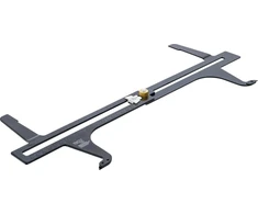 Bgs 1939 stabdžių būgno matuoklis, juodas, 160-360 mm