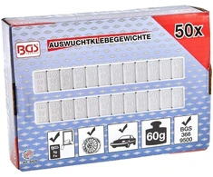 Bgs balansavimo svareliai, 12 x 5g pakuotė 50 – 8426