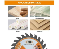 Bgtec Diskiniai pjūklai Tct – 3 vnt. rinkinys, 75 mm karbido pjovimo diskas su 10 mm kotu, 24 dantys skirti medžiui, plastikui, medienos medžiagoms
