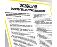 Bhp žymėjimas informacinė lentelė bendroji instrukcija lentelės ženklai