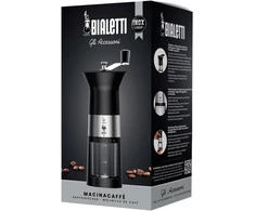 Kavamalė Bialetti rankinis kavos malūnėlis, nerūdijantis plienas, matinė juoda