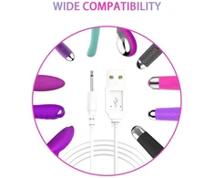 Bicmice Usb įkrovimo laidas 2.5mm Dc, 2 vnt.