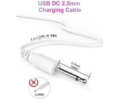 Bicmice Usb įkrovimo laidas 2.5mm Dc, 2 vnt.