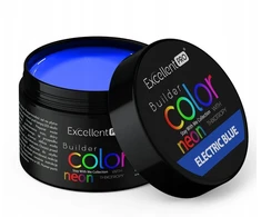 Bielenda Excellent Pro Builder Gel statybinis gelis neoninis mėlynas Electric Mėlyna 15 g