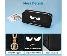 Bigbuy Accessories Didelės talpos pieštukų dėklas "don't Touch"