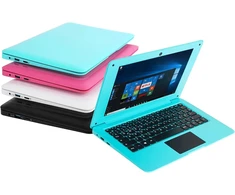 Bigmachine kompiuteris nešiojamas mini 10.1 colio 32gb windows 10 itin plonas ir lengvas netbook keturių branduolių pc hdmi usb webcam netflix youtube qwertz išdėstymas (mėlynas)