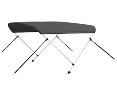 Bimini viršaus stogelis, antracito, 180x130x110cm, 2 lankai
