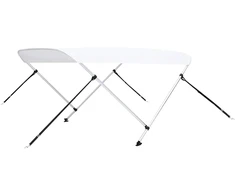 Bimini viršaus stogelis, baltas, 180x150x110cm, 2 lankų rėmas