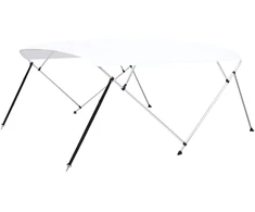 Bimini viršaus stogelis, baltas, 243x(230-244)x137cm, 4 lankai