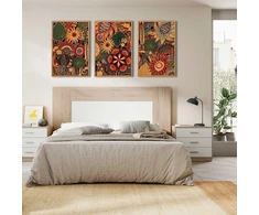 Plakatas Bincue spalvotos gėlės sienų paveikslai, vintažinės gėlės drobės sienų menas, boho sienų dekoravimo rėmas, moderni svetainės sienų dekoracija, vintažiniai botaniniai paveikslai meno spaudinys miegamojo biuro dekoravimui 30