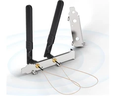 Bingfu Wifi 2.4ghz 5.8ghz 8dbi Rp-sma Male antena + Rg178 U.fl Ipx Ipex į Rp-sma Female kabelis + Pci lizdo dangtelis Wifi maršrutizatoriui Wireless Mini Pci Express Pcie tinklo kortos adapteriui