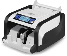 Bisbro Technology Bb-2830 pinigų skaičiavimo mašina | akimirksniu aptinka padirbtus pinigus | greitas banknotų tikrintuvas | saugiai suskaičiuoja 1000 banknotų per minutę | eurai | jav doleriai | svarai