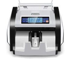 Bisbro Technology Bb-2830 pinigų skaičiavimo mašina | akimirksniu aptinka padirbtus pinigus | greitas banknotų tikrintuvas | saugiai suskaičiuoja 1000 banknotų per minutę | eurai | jav doleriai | svarai