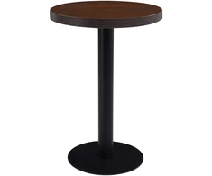 Bistro staliukas, tamsiai rudos spalvos, 60cm, MDF