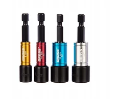 Bitų rinkinys su 8, 10, 12, 13 mm galvutėmis, magnetinis, Nut-driver S2 - Gross
