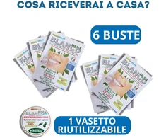 Blancodent miltelinė dantų pasta su natūraliu skalavimo skysčiu