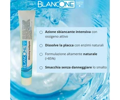 Blancone balinamoji dantų pasta su natūraliais fermentais ir veikliosiomis medžiagomis, remineralizuojanti dantų pasta dantų emaliui, natūrali ir neabrazyvinė