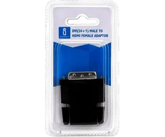 Blendend Dvi (24+1) jungtis (vyriška) į Hdmi jungtį (moteriška) audio adapteris - juodas