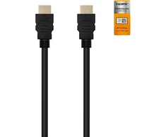 Blendend sertifikuotas Hdmi V2.0 kabelis, palaiko 4k@60hz raišką, idealus aukštos raiškos jungtims tarp įrenginių, juodas, ilgis 0.5m, A tipo į A Ma kištukas
