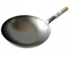 Blizginis wok su apvaliu dugnu, Ø 35 cm