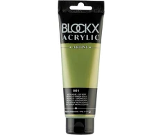 Blockx 60051bxc Akriliniai pusiau skaidrūs satininiai metaliko dažai - aukso žalumo pigmentas iridescentinis / Pg7 - 120ml
