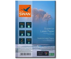 Blue Swan Fotografinis popierius lazeriniam spausdintuvui Mėlyna Swan A4 157g 100vnt.