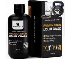 Bluegorilla skystas kreidos sporto salės, kreidos riedulys, itin sausas 250 ml magnio gimnastikos magnio laipiojimo kreidos sporto salės jėgos trikovės, sunkiosios atletikos, crossfit, kalistenikos