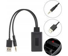 Automagnetola Bluetooth 5.0 adapteris radijui aux in mini jack 3.5 usb universalus
