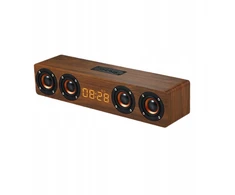 Kompiuterio kolonėlės Bluetooth belaidis retro garsiakalbis, stereo garsas 12 4 W, angliška pakuotė