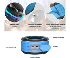 Kompiuterio kolonėlės Bluetooth kolonėlė, nešiojama bluetooth kolonėlė dušui, atspari vandeniui bluetooth kolonėlė dušui, bluetooth fm radijas dušui, baseinui, kelionėms