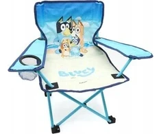 BLUEY BINGO ŠUNS KĖDĖ VAIKIŠKA AUKŠTA KĖDĖ PAPLŪDIMIUI STOVYKLAI SODUI