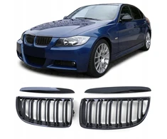 Bmw e90 sedan kombi 05-08 blizgus juodas grotelių apdaila