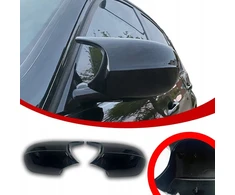 Bmw veidrodžių gaubtai E90 E91 E92 E93 E87 M3 look juodas blizgus