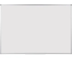 Boardsplus - magnetinė lenta, emaliuotas paviršius - 105 x 75 cm - magnetinė lenta su aliuminio rėmu ir rašiklių dėklu