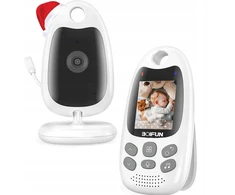 Boifun elektroninė auklė su tiesiogine kamera, Lcd ekranu ir naktiniu režimu 2.0