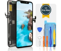Bokman lcd ekrano remonto rinkinys, skirtas iphone 11 pro max, full hd lcd ekranas, montavimo priekinis skydelis su remonto įrankių rinkiniais (6,5 colio)