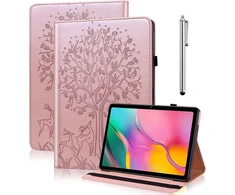 Bolelaw dėklas, skirtas lenovo tab m11 (tb330fu/tb330xu) 11 colių 2024 su rašikliu ir rašiklio laikikliu, kortelių lizdo stovo funkcija, atverčiamas madingas apsauginis dėklas, skirtas lenovo tab m11 planšetinio kompiuterio dėklui, rožinis